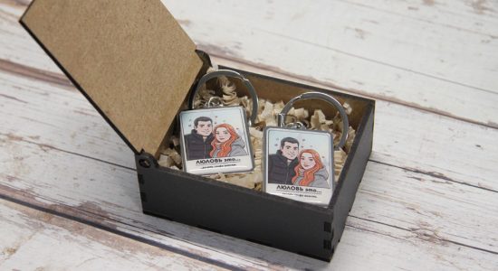 Брелки в стиле Love Is на заказ